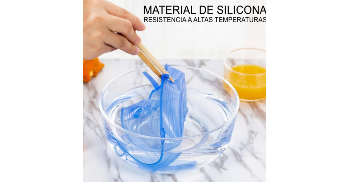 30 TAPAS DE SILICON REUTILIZABLES
