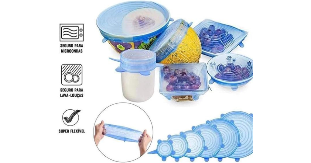 30 TAPAS DE SILICON REUTILIZABLES