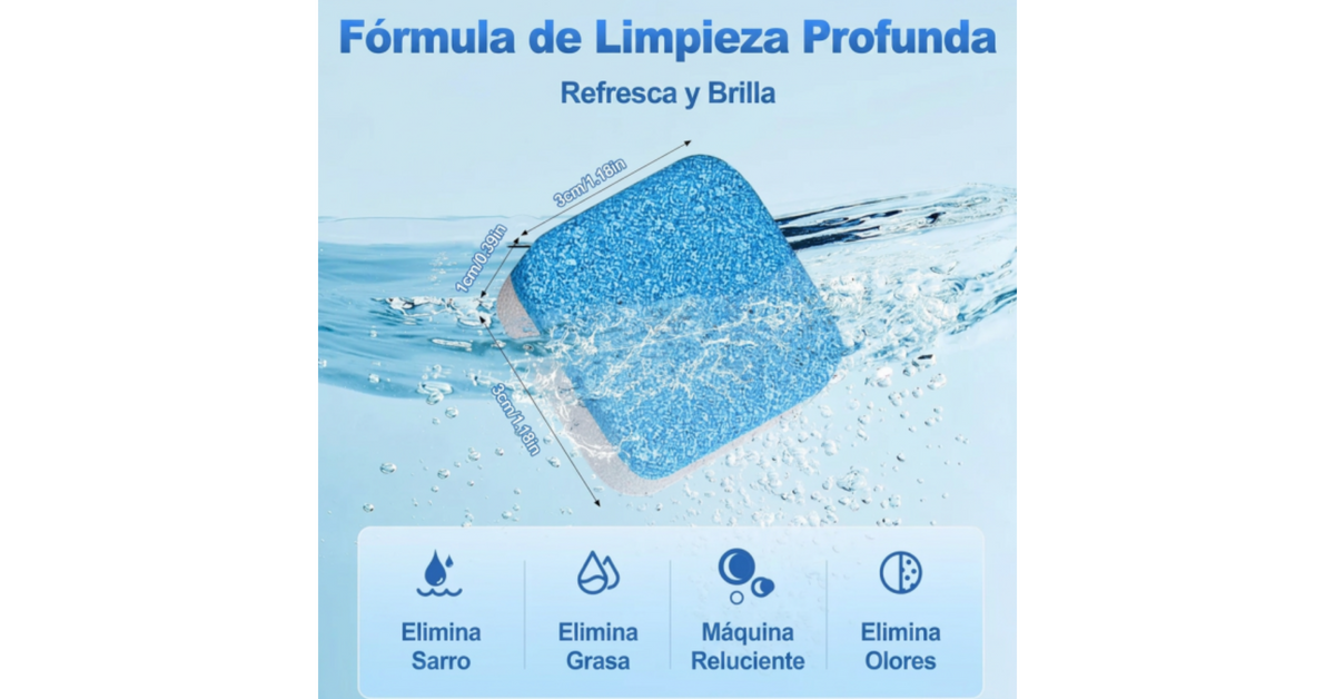 Kit Pastillas Limpieza Lavadora 12 pcs
